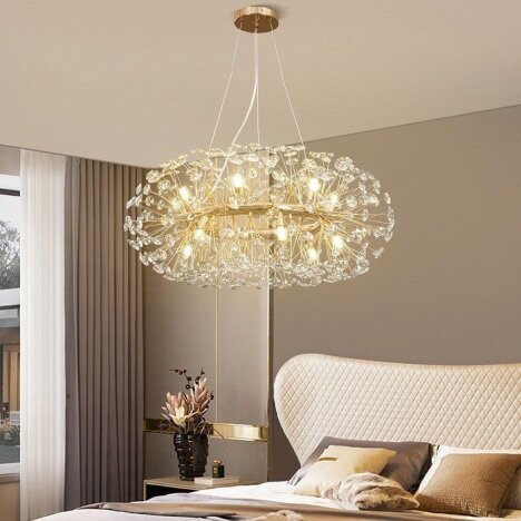 Candelabru Firefly Gold 400, 8 surse de iluminare